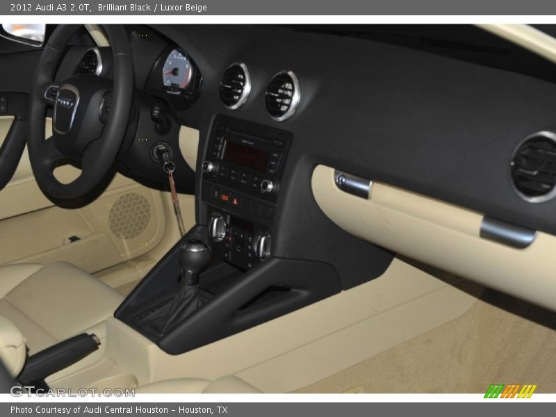 Brilliant Black / Luxor Beige 2012 Audi A3 2.0T
