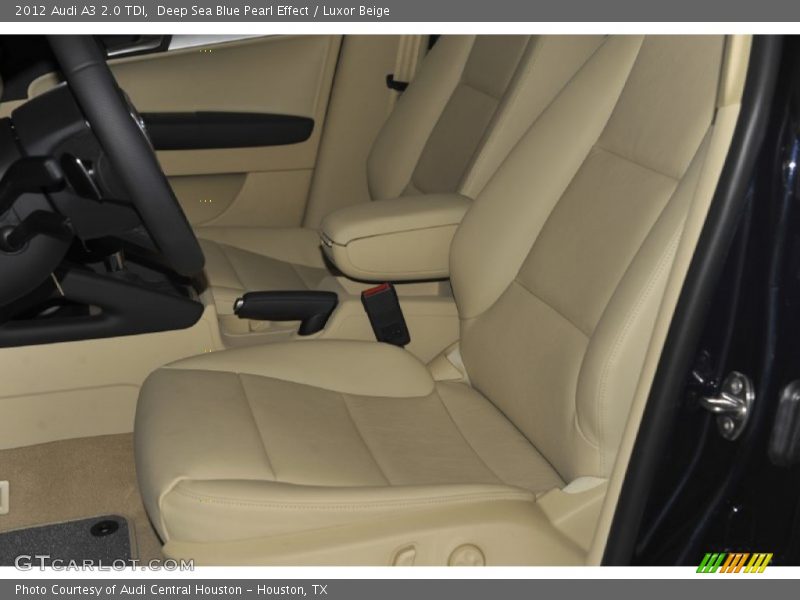 Deep Sea Blue Pearl Effect / Luxor Beige 2012 Audi A3 2.0 TDI