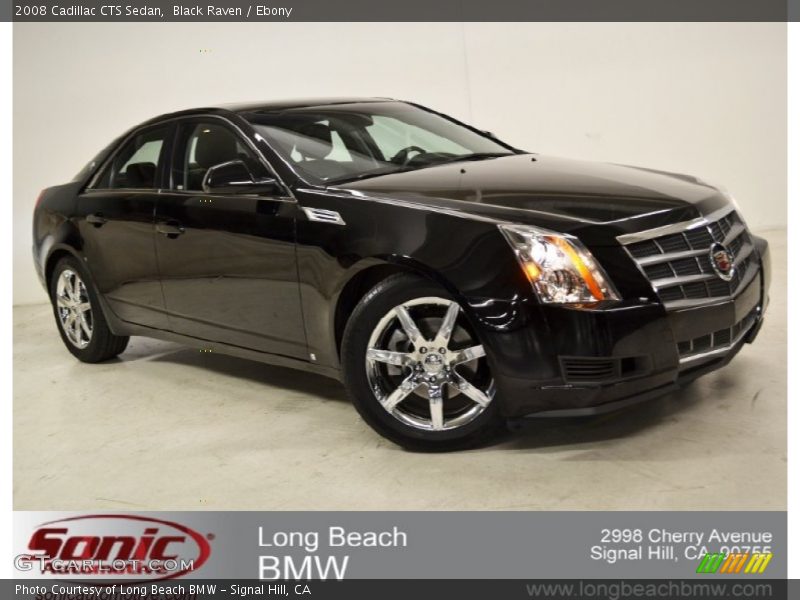 Black Raven / Ebony 2008 Cadillac CTS Sedan