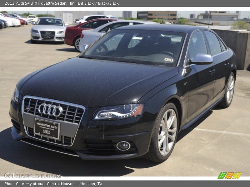 Brilliant Black / Black/Black 2012 Audi S4 3.0T quattro Sedan