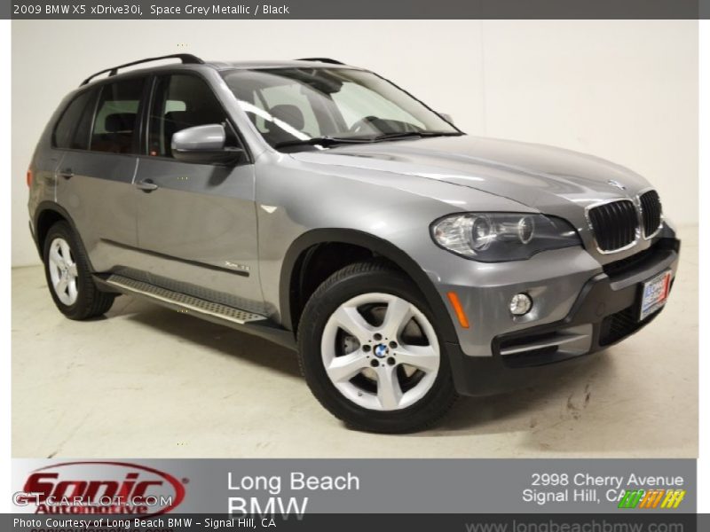 Space Grey Metallic / Black 2009 BMW X5 xDrive30i