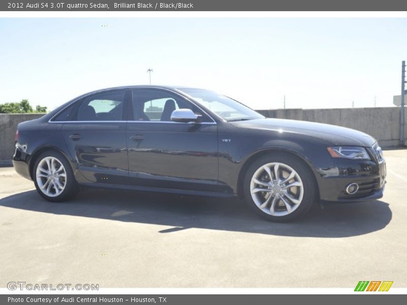 Brilliant Black / Black/Black 2012 Audi S4 3.0T quattro Sedan