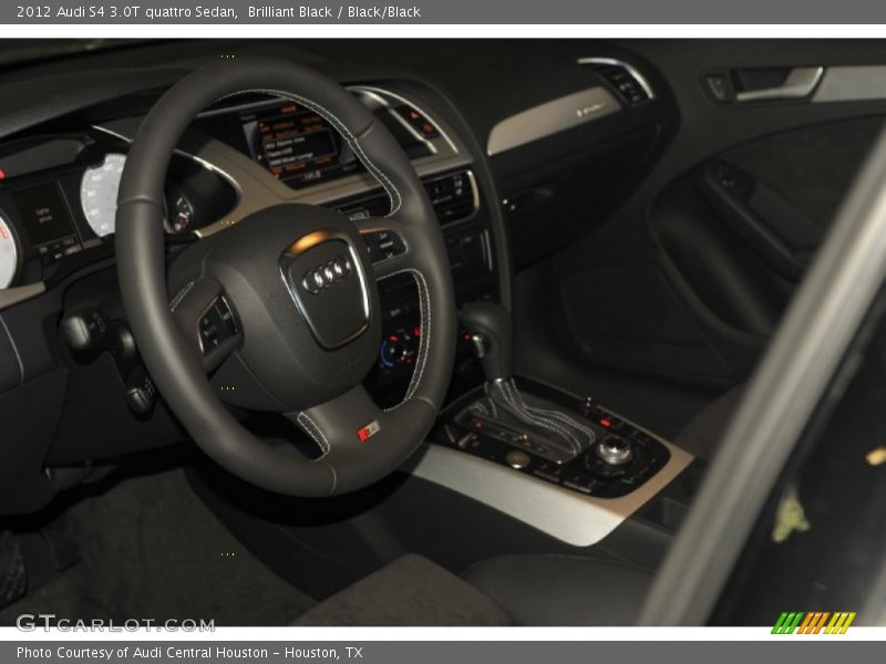 Brilliant Black / Black/Black 2012 Audi S4 3.0T quattro Sedan