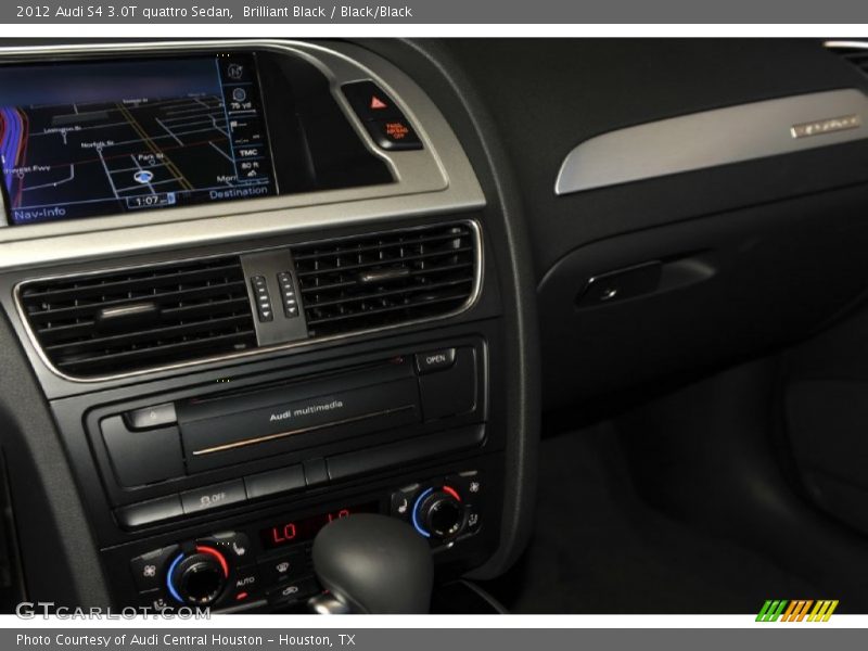 Brilliant Black / Black/Black 2012 Audi S4 3.0T quattro Sedan
