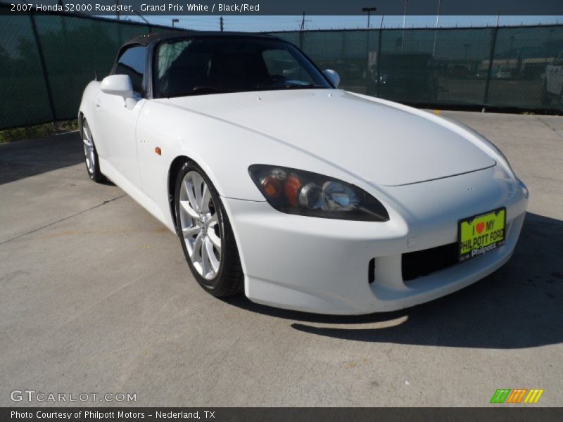Grand Prix White / Black/Red 2007 Honda S2000 Roadster