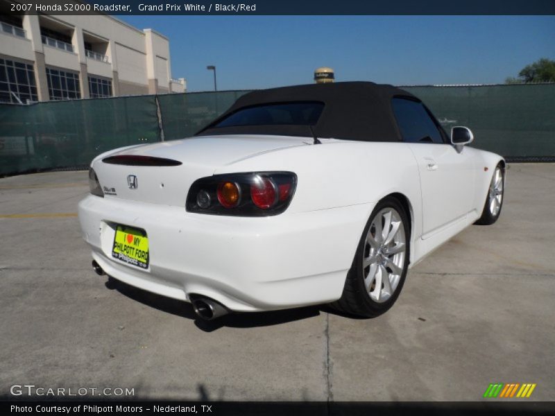 Grand Prix White / Black/Red 2007 Honda S2000 Roadster