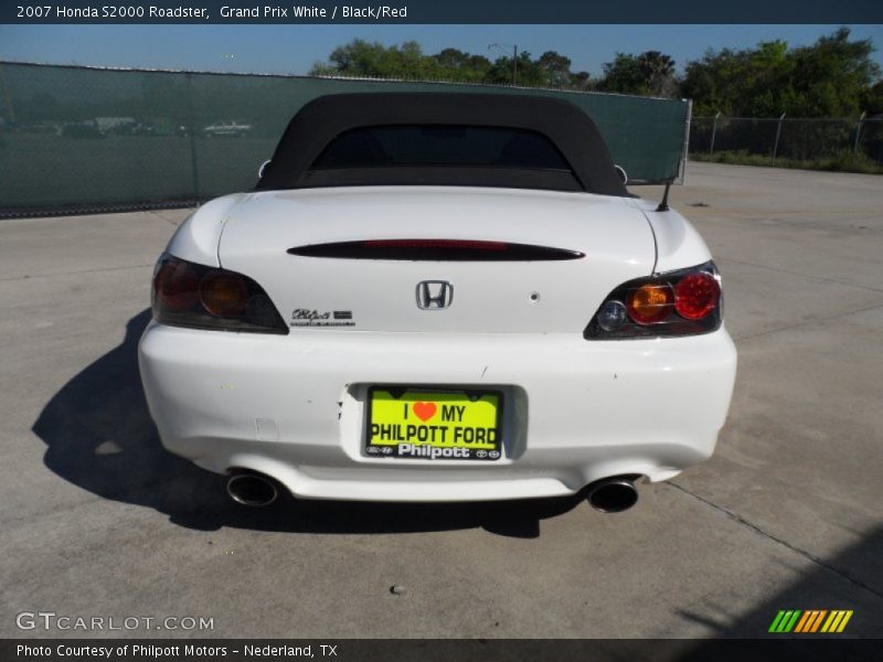 Grand Prix White / Black/Red 2007 Honda S2000 Roadster