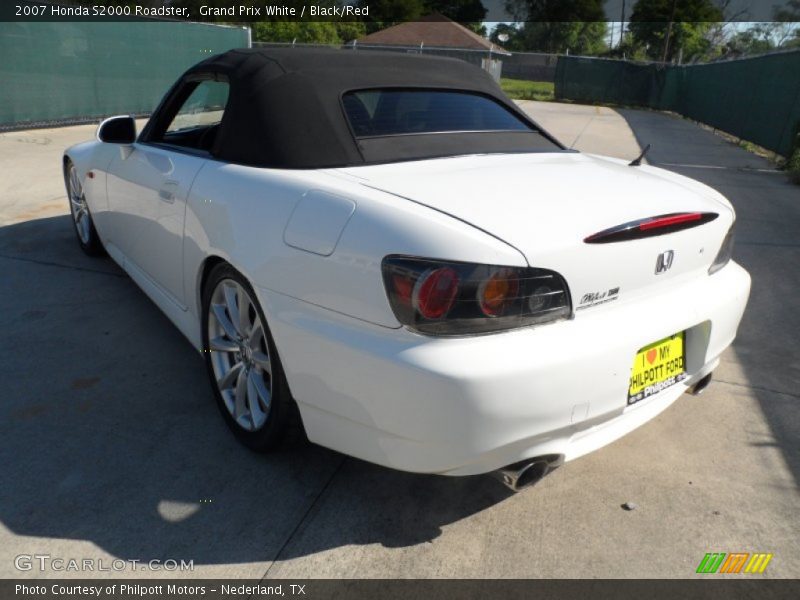 Grand Prix White / Black/Red 2007 Honda S2000 Roadster