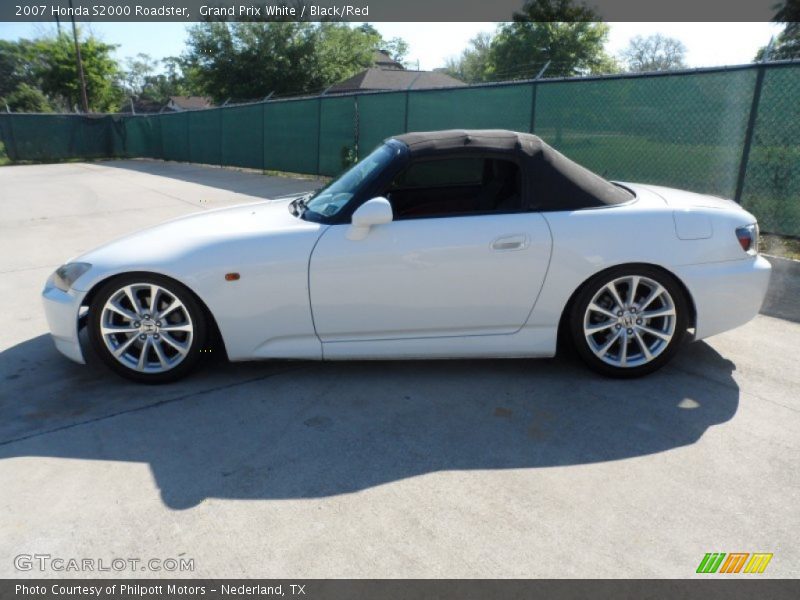 Grand Prix White / Black/Red 2007 Honda S2000 Roadster