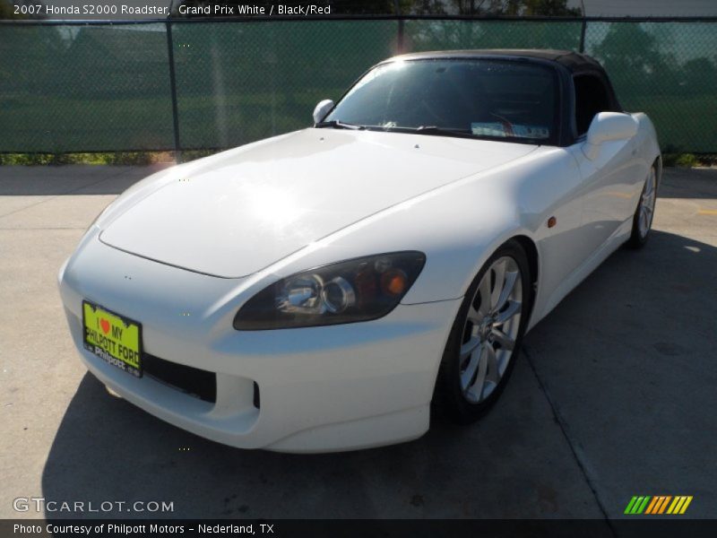 Grand Prix White / Black/Red 2007 Honda S2000 Roadster
