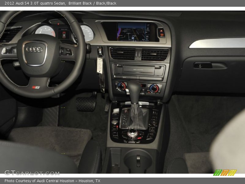 Brilliant Black / Black/Black 2012 Audi S4 3.0T quattro Sedan