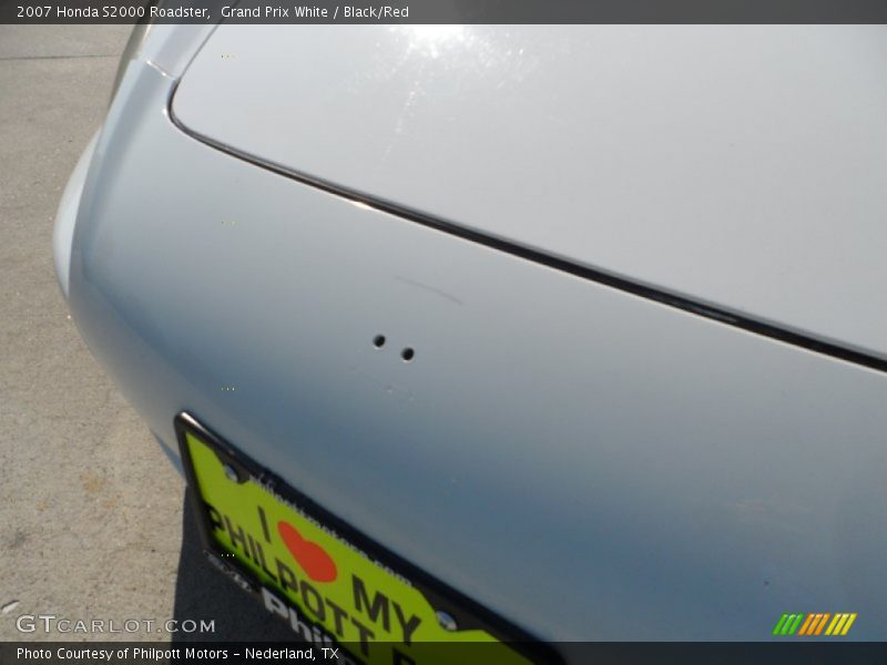 Grand Prix White / Black/Red 2007 Honda S2000 Roadster
