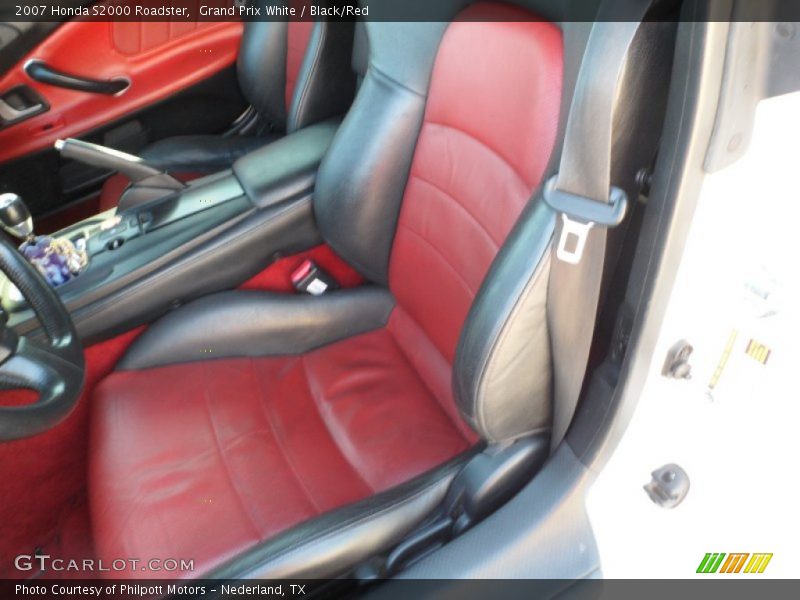 Grand Prix White / Black/Red 2007 Honda S2000 Roadster