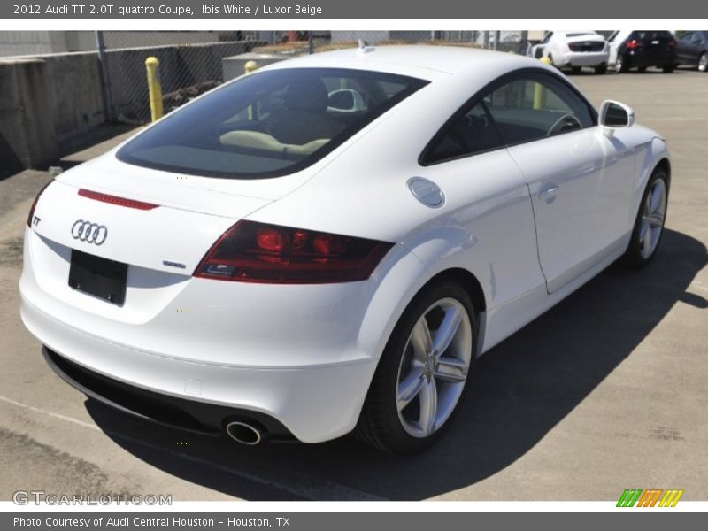 Ibis White / Luxor Beige 2012 Audi TT 2.0T quattro Coupe