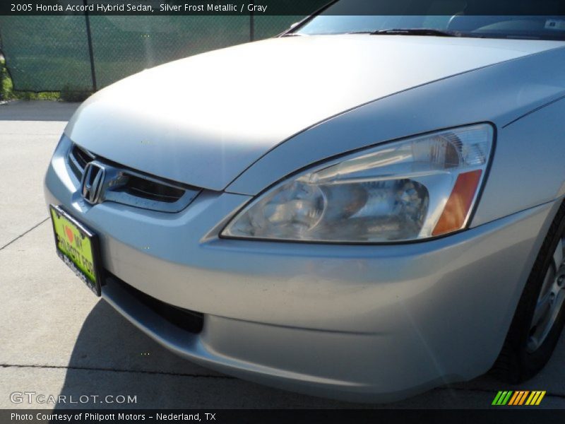 Silver Frost Metallic / Gray 2005 Honda Accord Hybrid Sedan