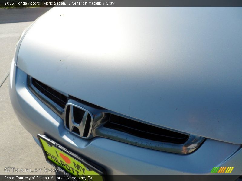 Silver Frost Metallic / Gray 2005 Honda Accord Hybrid Sedan