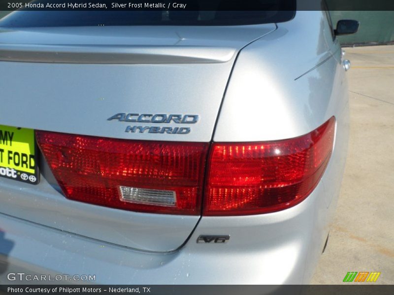 Silver Frost Metallic / Gray 2005 Honda Accord Hybrid Sedan