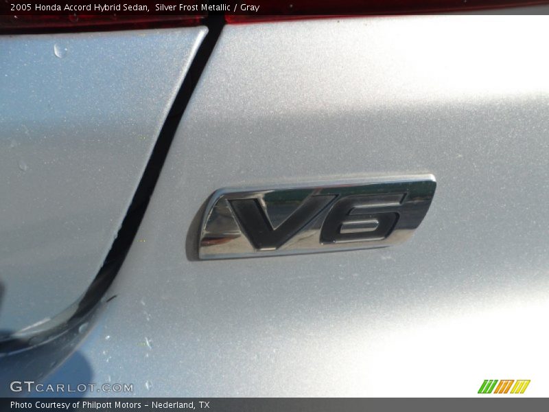 Silver Frost Metallic / Gray 2005 Honda Accord Hybrid Sedan