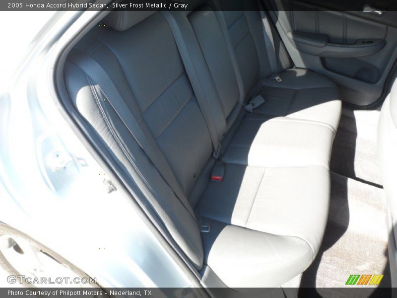 Silver Frost Metallic / Gray 2005 Honda Accord Hybrid Sedan