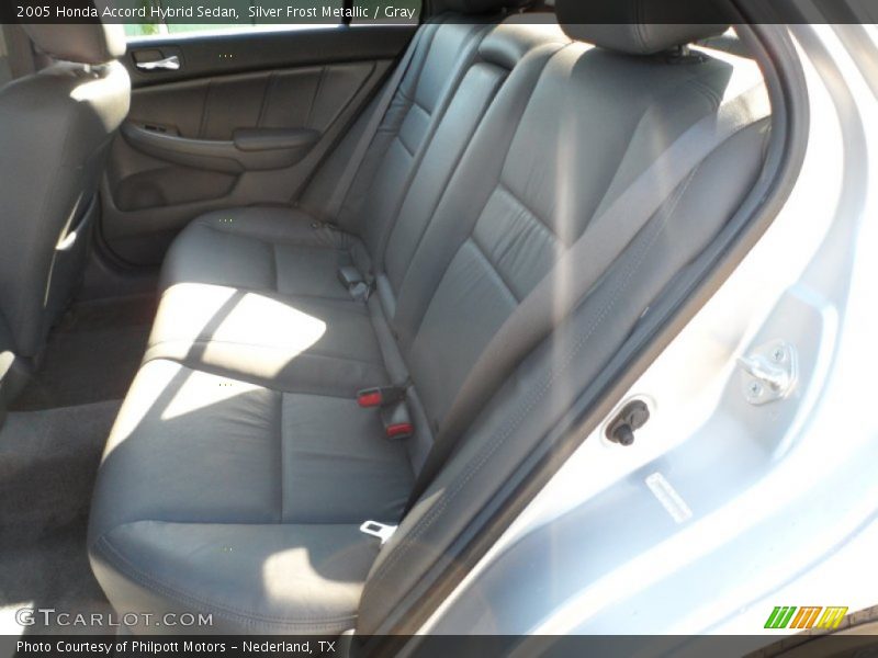 Silver Frost Metallic / Gray 2005 Honda Accord Hybrid Sedan