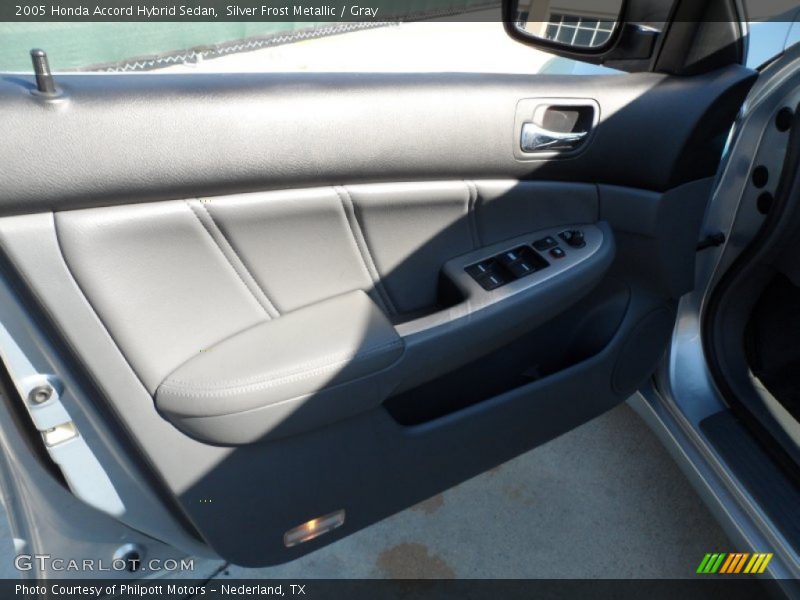 Silver Frost Metallic / Gray 2005 Honda Accord Hybrid Sedan