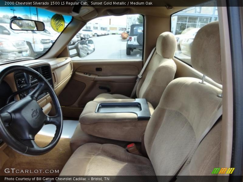 Sunset Gold Metallic / Medium Oak 2000 Chevrolet Silverado 1500 LS Regular Cab