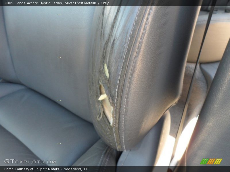 Silver Frost Metallic / Gray 2005 Honda Accord Hybrid Sedan