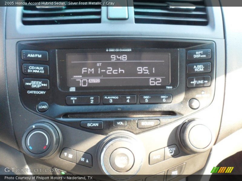 Silver Frost Metallic / Gray 2005 Honda Accord Hybrid Sedan
