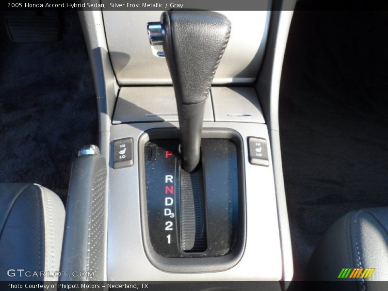 Silver Frost Metallic / Gray 2005 Honda Accord Hybrid Sedan