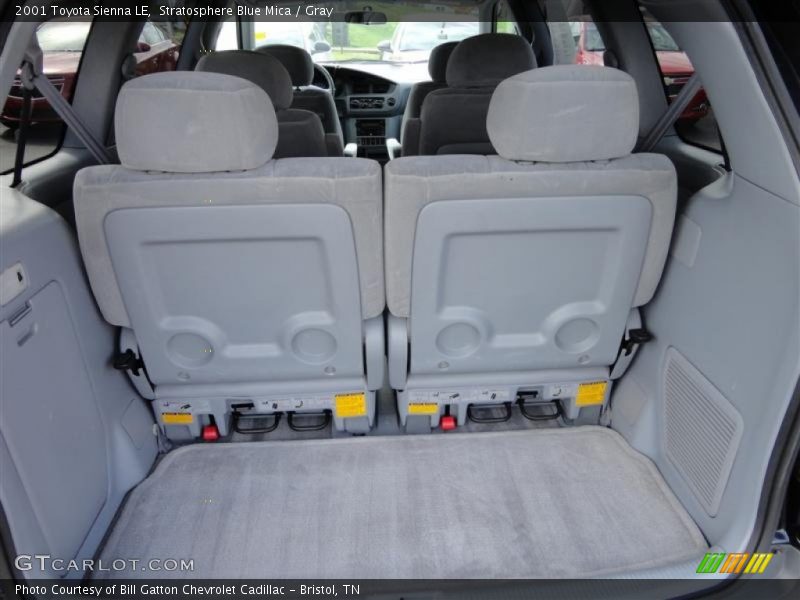 Stratosphere Blue Mica / Gray 2001 Toyota Sienna LE
