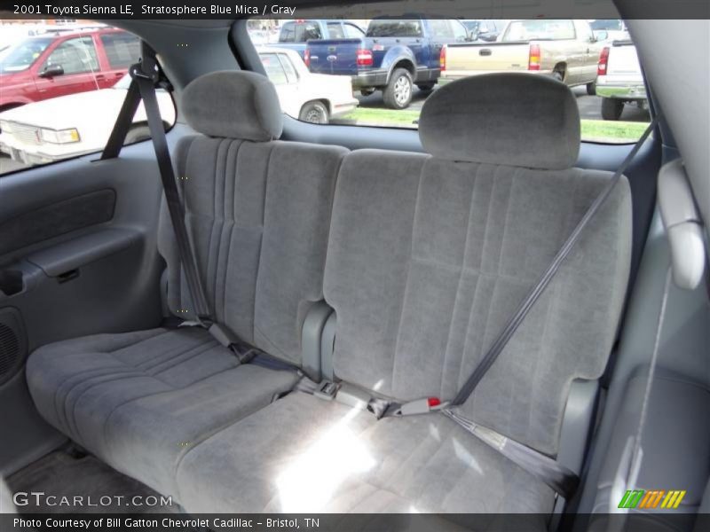 Stratosphere Blue Mica / Gray 2001 Toyota Sienna LE