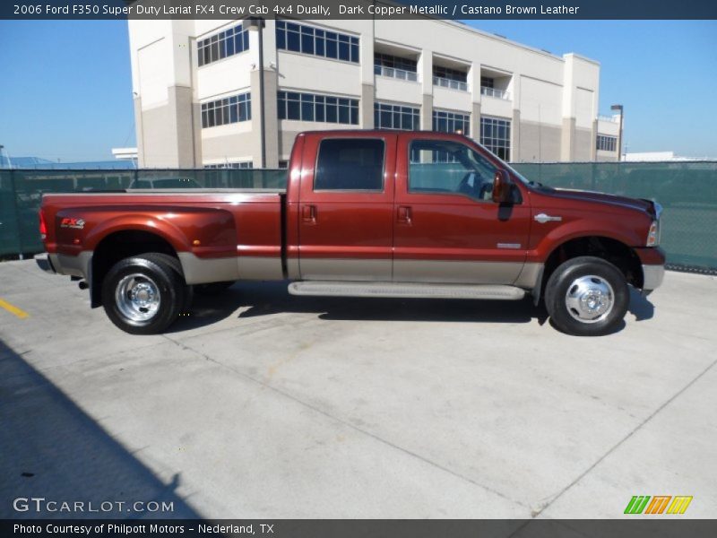  2006 F350 Super Duty Lariat FX4 Crew Cab 4x4 Dually Dark Copper Metallic