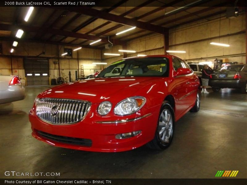 Scarlett Red / Titanium 2008 Buick LaCrosse CXL
