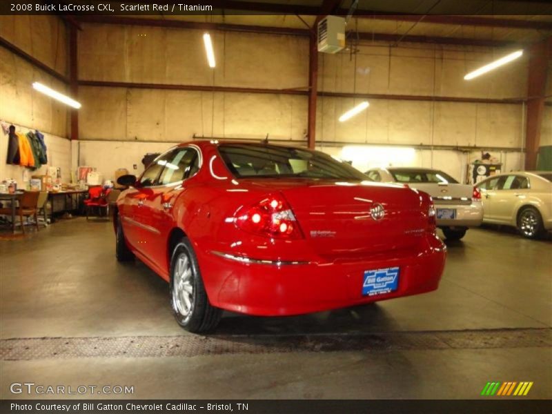 Scarlett Red / Titanium 2008 Buick LaCrosse CXL