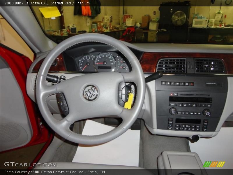 Scarlett Red / Titanium 2008 Buick LaCrosse CXL