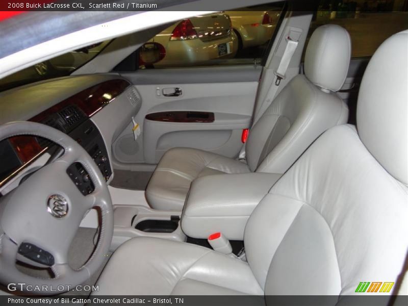 Scarlett Red / Titanium 2008 Buick LaCrosse CXL