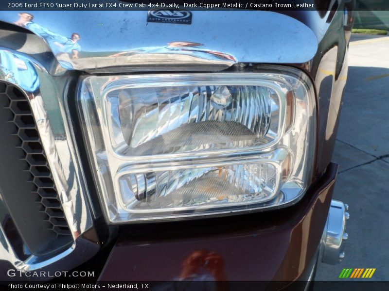 Dark Copper Metallic / Castano Brown Leather 2006 Ford F350 Super Duty Lariat FX4 Crew Cab 4x4 Dually