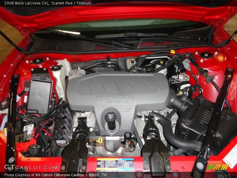 Scarlett Red / Titanium 2008 Buick LaCrosse CXL