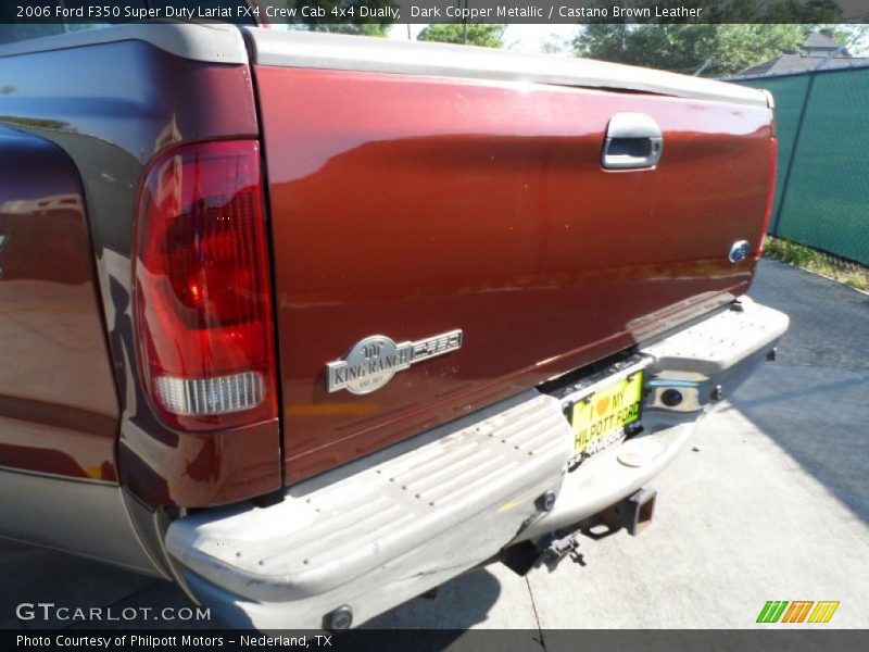 Dark Copper Metallic / Castano Brown Leather 2006 Ford F350 Super Duty Lariat FX4 Crew Cab 4x4 Dually
