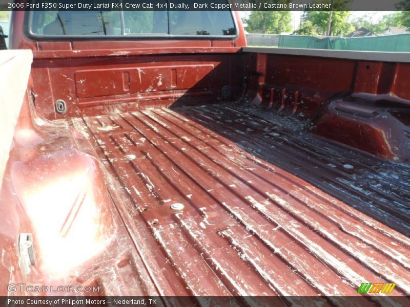 Dark Copper Metallic / Castano Brown Leather 2006 Ford F350 Super Duty Lariat FX4 Crew Cab 4x4 Dually