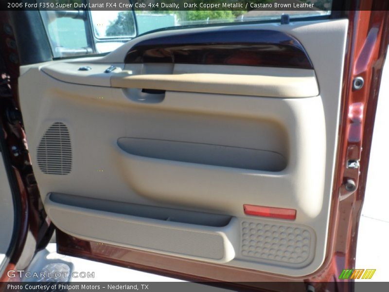 Dark Copper Metallic / Castano Brown Leather 2006 Ford F350 Super Duty Lariat FX4 Crew Cab 4x4 Dually