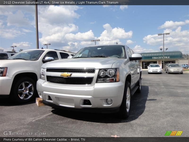 Silver Ice Metallic / Light Titanium/Dark Titanium 2012 Chevrolet Suburban LT 4x4