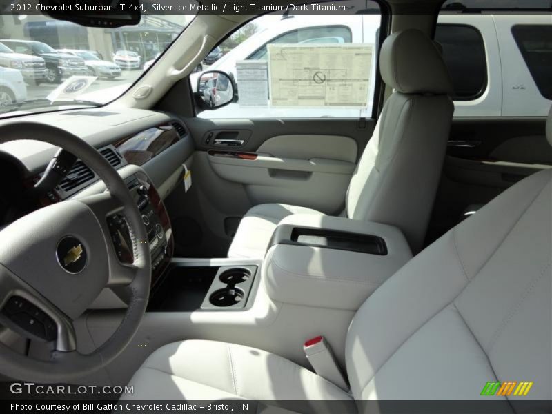 Silver Ice Metallic / Light Titanium/Dark Titanium 2012 Chevrolet Suburban LT 4x4