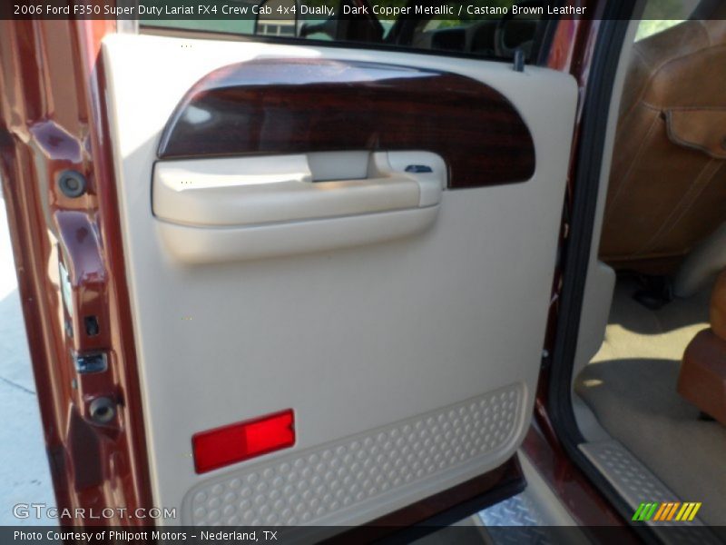 Dark Copper Metallic / Castano Brown Leather 2006 Ford F350 Super Duty Lariat FX4 Crew Cab 4x4 Dually