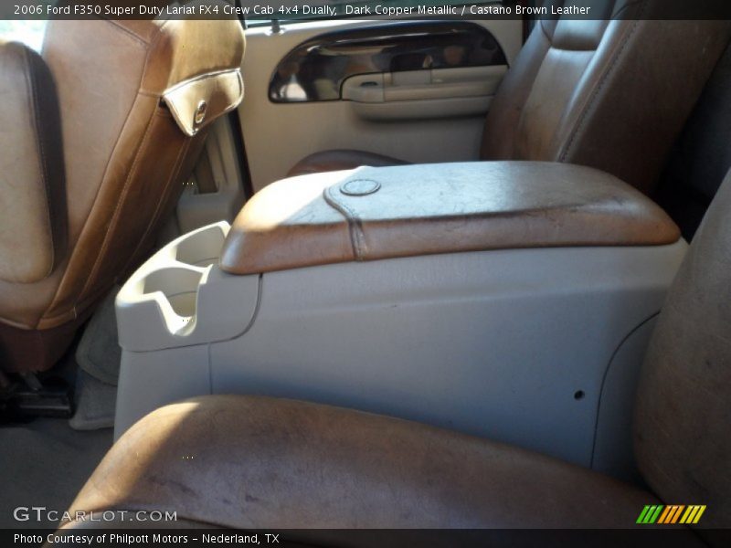 Dark Copper Metallic / Castano Brown Leather 2006 Ford F350 Super Duty Lariat FX4 Crew Cab 4x4 Dually