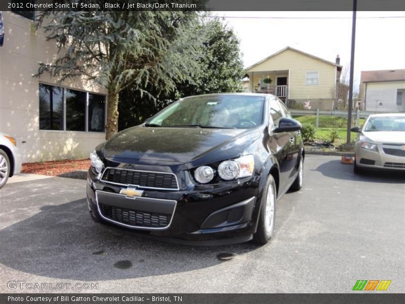 Black / Jet Black/Dark Titanium 2012 Chevrolet Sonic LT Sedan
