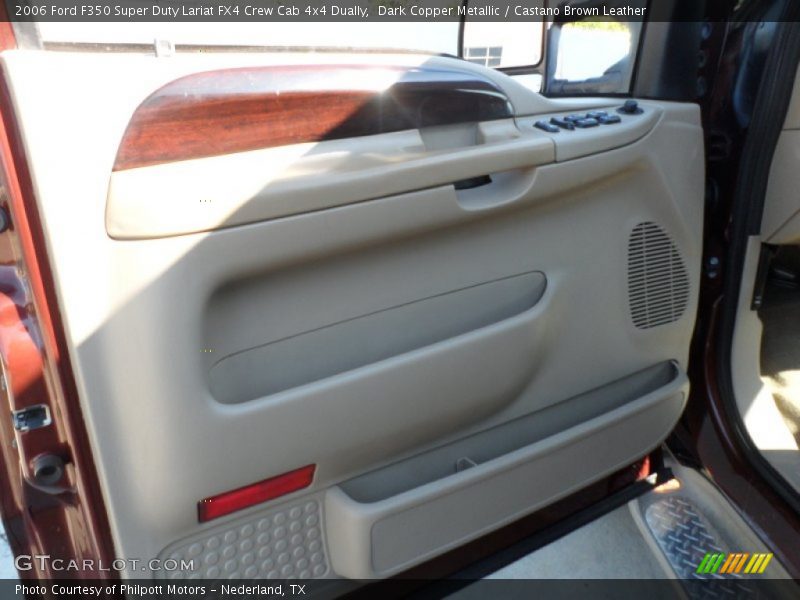 Dark Copper Metallic / Castano Brown Leather 2006 Ford F350 Super Duty Lariat FX4 Crew Cab 4x4 Dually