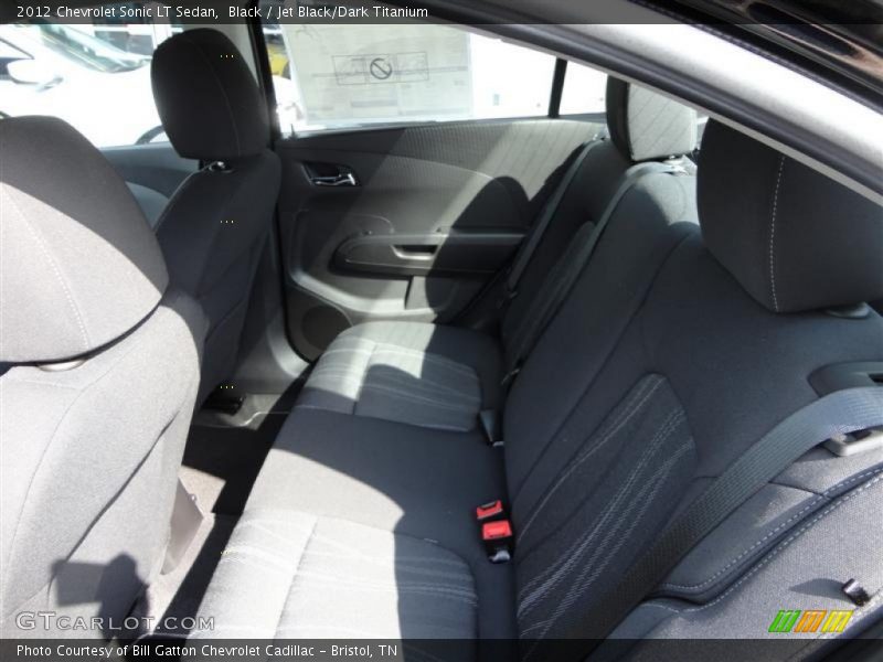 Black / Jet Black/Dark Titanium 2012 Chevrolet Sonic LT Sedan