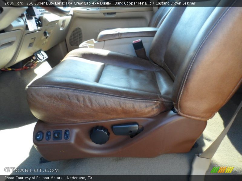Dark Copper Metallic / Castano Brown Leather 2006 Ford F350 Super Duty Lariat FX4 Crew Cab 4x4 Dually