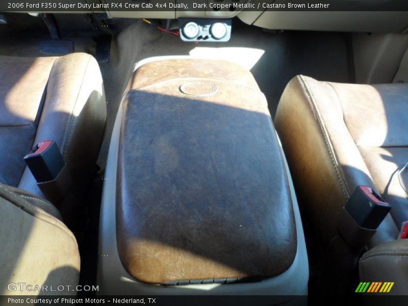 Dark Copper Metallic / Castano Brown Leather 2006 Ford F350 Super Duty Lariat FX4 Crew Cab 4x4 Dually